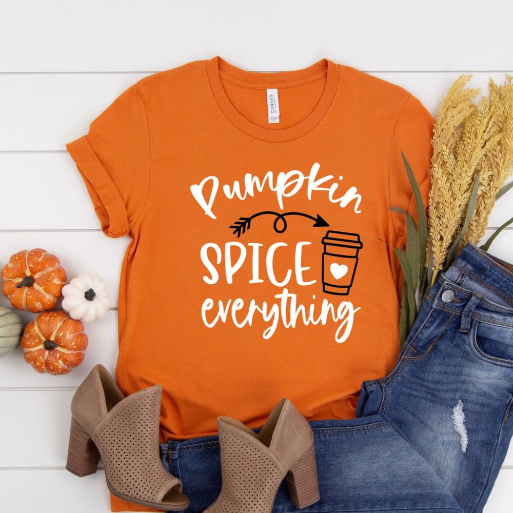 Pumpkin Spice Everything Softstyle® Fitted T-Shirt